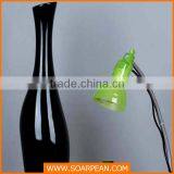 Red Spiral Screw Striped Vase thumbnail-1