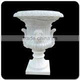 China White Marble Planter Pot VFP-006L thumbnail-4