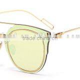 2016 New Women Metal Outdoor Glasses Sunglasses Fashion Tide Thin Face Round Sunglasses thumbnail-5