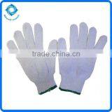 White Cotton Knit Gloves Cheap Work Gloves thumbnail-1