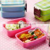 Microwave Oven Clear Plastic Lunch Box, High Quality Lunch Box,Custom Plastic Compartment Lunch Box thumbnail-2