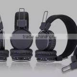 Good Quality FM Radio Wireless Sports Headphone Sexy Girl Pink Bluetooth Earphone