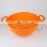 Big Plastic Bowl With Handle for Washing Vegetables Fruits thumbnail-4