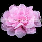 Chiffon and Lace Flower Clip for Kids Hair Accessories for Baby Girl thumbnail-4