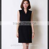 2016 Latest European Style Women Clothes Women Dresses Ladies Elegant Black Dresses thumbnail-1