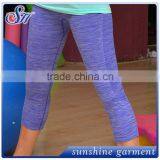 High Waist Cropped Trousers Running Fitness Yoga Pants thumbnail-4