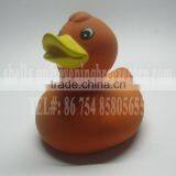 Wholesale 8cm Promotional Multicolor Rubber Duck With Logo Imprint thumbnail-2