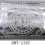 Fashion New Silver Stitching Crown Leather pu Wallet thumbnail-2