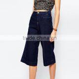 Fashion Fancy High Waist Jeans Shorts Women 2016 Wide-legged Denim thumbnail-1