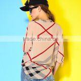 2015 HOYUGO Women Fashion Casual Blouse Designs, Smart Casual Wear Blouse, Silk Casual Blouse for Fat Woman. thumbnail-2