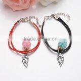 Diy Glass Ball Matching Heart Charms Couple Bracelets Diy Handmade Half Love Charms Bracelets for Valentine's Day Gifts 2017 thumbnail-2