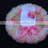 Fashion Baby Girls Party Wear Fluffy TuTu Sets Colorful Tulle TuTu Pettiskirts thumbnail-2