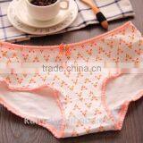 Top Quality Women's Cotton Briefs High Waist Panties Cotton Underwear Cute Girl Lingerie Breathable Underpants EA3 thumbnail-5