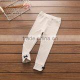 S32838W Kids Girls Bow Pants Children Cashmere Trousers Girl Velvet Leggings Pants thumbnail-4