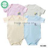 2017 Summer Short Sleeve Good Quality Cheap Price Baby Onesis Newborn Baby Bodysuit thumbnail-3