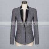 Formal Gray Blazer Women Business Suits Formal Office Suits Work Wear Sets Ladies Uniforms OL Style Pant Suits thumbnail-5