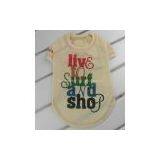 Sell Rock Dog Pet Tee Shirt in Black thumbnail-1