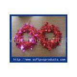 Customized Tinsel Mask Plastic Christmas Magnets for Christmas Tree Decoration thumbnail-1