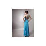 Sell Long Bule Beaded Evening Dress thumbnail-2