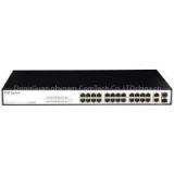 24+2G SFP/TX Combo-Port 10/100Mbps 802.3at PoE Switch