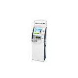 Freestanding Bill Payment Interactive Kiosk For Bank Electronic Information