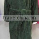 2014 Xinbo Plain Dyed Coral Fleece Bathrobe thumbnail-1
