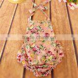 Floral Girl Boutique Clothes Newborn Baby Clothes Rompers Newest Printed Baby Romper thumbnail-3