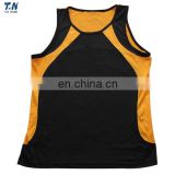 Custom sleeveless gym singlet running vest/sports vest