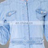 Cosy Denim Muslim Dress Isalmic Jean Clothing New Style Dubai Abaya thumbnail-6