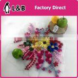 Mutli Color Mechanical Embroidery Flower Patch for Clothing