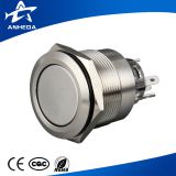 Best products 12mm IP67 2 pins teraminals ring illuminated waterproof stainless steel metal push button switch