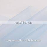 2015 Hot Sale Customized Cheap Polyester Crystal Organza Fabric Roll thumbnail-1