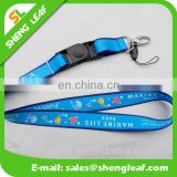 Promotional custom brand name printing polyester lanyard with card holder