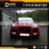 Car Parts Auto Spare Pack Earo Kit Fiber Glass Material TA Style Design Body Kit With Hood and Exhaust for Cayenne 955 04-07 thumbnail-1