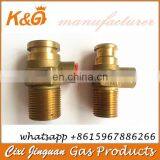 LPG Brass Camping Valve Inlet M27/M22 Outlet M16 for 12.5kg Gas Cylinder Repairing thumbnail-1
