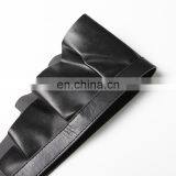 TWOTWINSTYLE Women's PU Belt Lace Up Adjustable Patchwork Ruffle Metal Buckle Accessories thumbnail-3