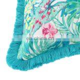 Decorative Square Accent Pillow Case 18x18inch Abstract Flower Arrangement Style Nature Elements Vibrant thumbnail-7