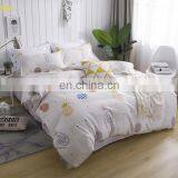 2020 Summer Amazon Hot Sell Super Soft Aloe Cotton Fabric Bed Linen Duvet Cover Pillow Case Bed Sheet Comforter Bedding Set