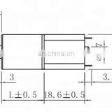 MBI-16A030 0.11-0.17W 10-500rpm 24V 60W Micro Dual DC Spur Gear Motor for Padlocks and Smart Home Use thumbnail-3