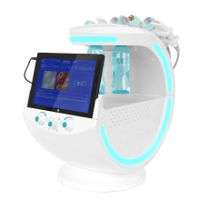 7 in 1 Portable Smart Ice Blue RF Hydra Dermabrasion Oxygen Water Peeling skin analyzer