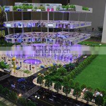 Ручная акриловая модель дома с планировкой интерьера и фигурками мебели thumbnail-2