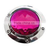 Purple or Pink Diamond Metal Lady Button China Making thumbnail-2