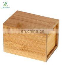 Bamboo Wood Desk Pencil Holder Stand Multi Purpose Use Pencil Cup Pot Desktop Organizer Pen Cup Holder thumbnail-3