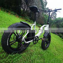 Wholesale 20inch 36v 350W 32KM/H Speed 10.4AH Electric City Bike Fat Tire E-bike thumbnail-5