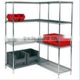 Chrome Coating Wire Shelving With Wheels for Supermarket