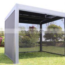 Sunroof Waterproof Patio Automated Outdoor Gazebo Garden Bioclimatic Aluminum Pergola thumbnail-5