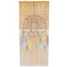 Vietnam Hot Sale Dream Catcher Bamboo Beaded Door Curtain100% Nature Beaded Painted Door Curtain Wholesale