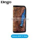 Amazing Rare Arctic Dolphin Adonis Stabilized Wood 80W TC Mod Adonis 80W thumbnail-1