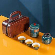 Beautiful Tea Cup Portable Set