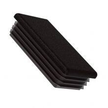 30X10 30X15 30X20 Rectangular Furniture Feet Table Chair Legs Plastic End Caps Plugs Inserts